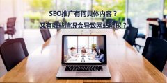 SEO推廣有何具體內(nèi)容？又有哪些情況會導致...